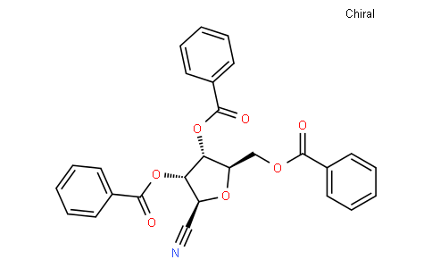 1-氰基-2,3,5-三苯甲酰氧基-β-D-呋喃核糖