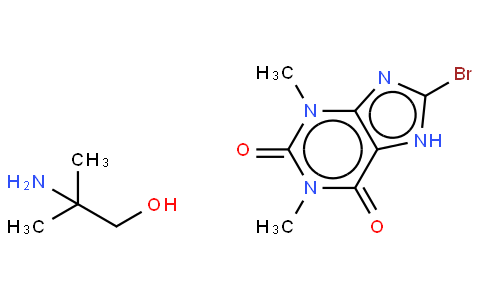 2-amino-2-methylpropan-1-ol,8-bromo-1,3-dimethyl-7H-purine-2,6-dione