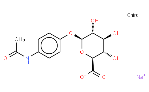 P-乙酰氨基苯-B-D-葡萄糖酸鈉鹽