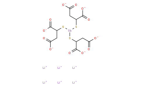 Hexalithium 2,2\',2\'\'-(stibinetriyltrisulfanediyl)trisuccinate