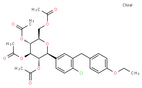 [(2R,3R,4R,5S,6S)-3,4,5-triacetyloxy-6-[4-chloro-3-[(4-ethoxyphenyl)methyl]phenyl]oxan-2-yl]methyl acetate