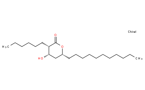 (3S,4S,6R)-3-hexyl-4-hydroxy-6-undecyloxan-2-one