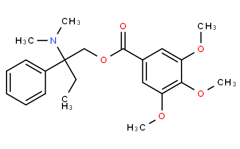 3,4,5-Trimethoxybenzoic acid 2-(dimethylamino)-2-phenylbutyl ester
