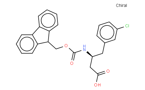 (S)-N-芴甲氧羰基-3-氨基-4-(3-氯苯基)丁酸