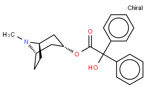 endo-8-Methyl-8-azabicyclo[3.2.1]octan-3-yl 2-hydroxy-2,2-diphenylacetate