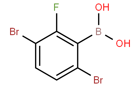 (3,6-dibromo-2-fluorophenyl)boronic acid