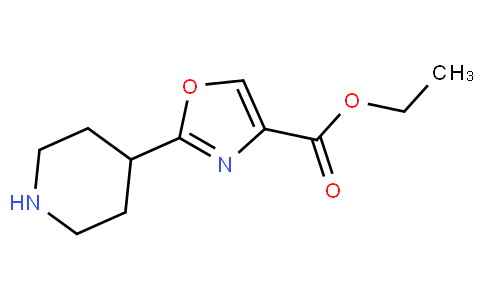 ethyl 2-piperidin-4-yl-1,3-oxazole-4-carboxylate