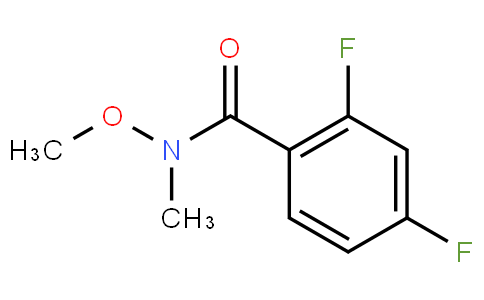 2,4-DIFLUORO-N-METHOXY-N-METHYLBENZAMIDE