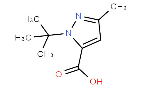 1-(叔丁基)-3-甲基-1H-吡唑-5-羧酸