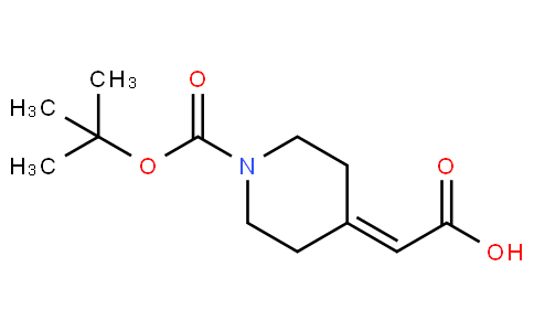 2-[1-[(2-methylpropan-2-yl)oxycarbonyl]piperidin-4-ylidene]acetic acid