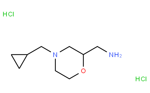 [4-(cyclopropylmethyl)morpholin-2-yl]methanamine,dihydrochloride