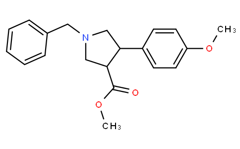 methyl 1-benzyl-4-(4-methoxyphenyl)pyrrolidine-3-carboxylate