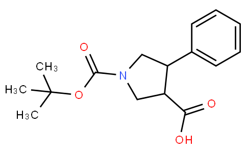 1-(tert-Butoxycarbonyl)-4-phenylpyrrolidine-3-carboxylic acid