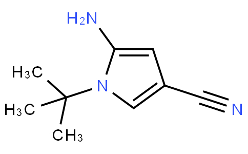 5-amino-1-tert-butylpyrrole-3-carbonitrile