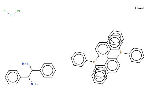 二氯[(R)-(+)-2,2′-二(二苯基膦)-1,1′-聯(lián)萘基][(1R,2R)-(+)-1,2-二苯基乙二胺)釕(II)