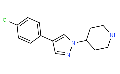 4-[4-(4-chlorophenyl)pyrazol-1-yl]piperidine