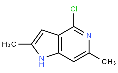 4-氯-2,6-二甲基-1H-吡咯并[3,2-c]吡啶