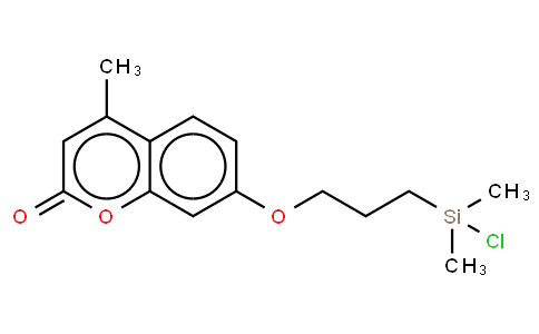 7-[3-(CHLORODIMETHYLSILYL)PROPOXY-4-METHYLCOUMARIN