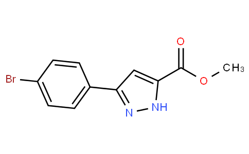 3-對(duì)溴苯基-5-甲酸甲酯-1H-吡唑