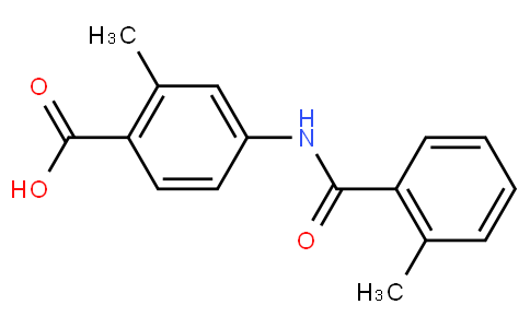 2-Methyl-4-[(2-methylbenzoyl)amino]benzoic acid