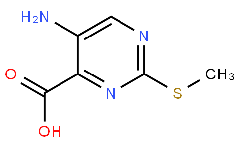 2-(甲硫基)-5-氨基嘧啶-4-甲酸