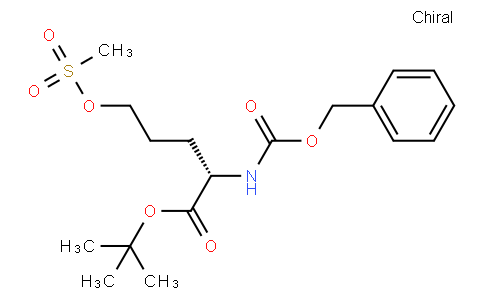 tert-butyl (2S)-5-methylsulfonyloxy-2-(phenylmethoxycarbonylamino)pentanoate