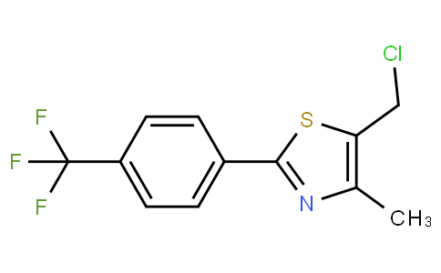 5-(氯甲基)-4-甲基-2-[4-(三氟甲基)苯基]-1,3-噻唑