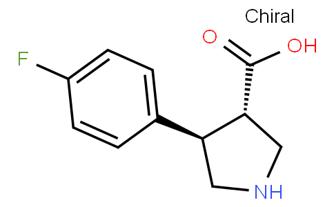 (3S,4R)-4-(4-氟苯基)吡咯烷-3-羧酸