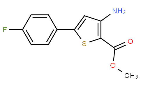 3-氨基-5-(4-氟苯)噻吩-2-羧酸甲酯