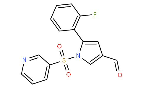 5-(2-氟苯基)-1-[(吡啶-3-基)磺?；鵠-1H-吡咯-3-甲醛