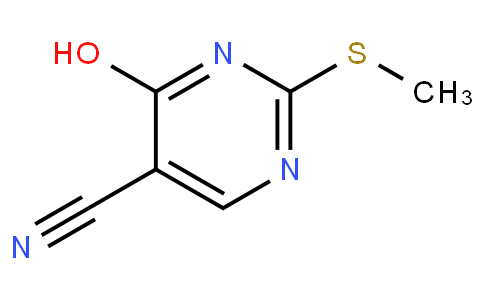 4-Hydroxy-2-(methylthio)pyrimidine-5-carbonitrile
