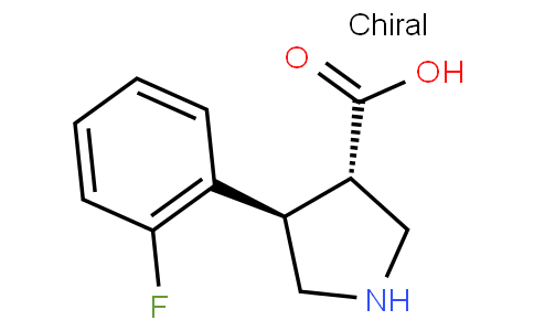 (3S,4R)-4-(2-fluorophenyl)pyrrolidine-3-carboxylic acid