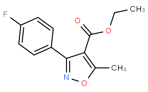 Ethyl 3-(4-fluorophenyl)-5-methylisoxazole-4-carboxylate