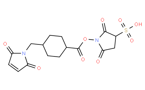 Sulfo-N-Succinimidyl 4-(Maleimidomethyl)cyclohexane-1-carboxylate, Sodium Salt