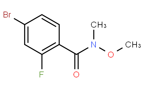 4-bromo-2-fluoro-N-methoxy-N-methylbenzamide