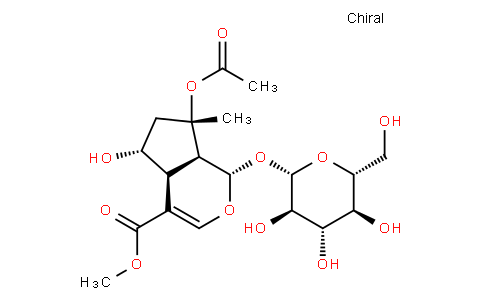 methyl (1S,4aS,5R,7S,7aS)-7-acetyloxy-5-hydroxy-7-methyl-1-[(2S,3R,4S,5S,6R)-3,4,5-trihydroxy-6-(hydroxymethyl)oxan-2-yl]oxy-4a,5,6,7a-tetrahydro-1H-cyclopenta[c]pyran-4-carboxylate