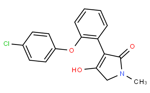 4-[2-(4-chlorophenoxy)phenyl]-3-hydroxy-1-methyl-2H-pyrrol-5-one