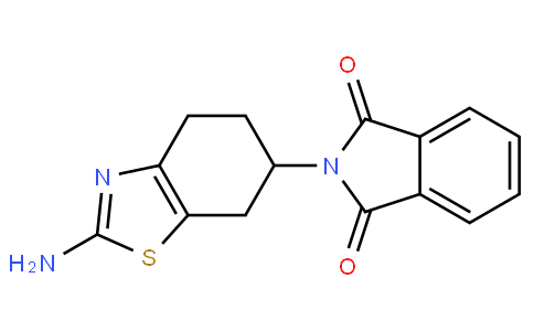 2-(2-amino-4,5,6,7-tetrahydro-1,3-benzothiazol-6-yl)isoindole-1,3-dione