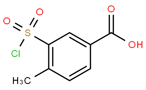 3-(氯磺?；?-4-甲基苯甲酸