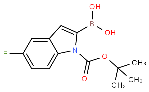 1-Boc-5-氟吲哚-2-硼酸