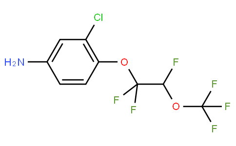 3-氯-4-[1,1,2-三氟-2-(三氟甲氧基)乙氧基]苯胺