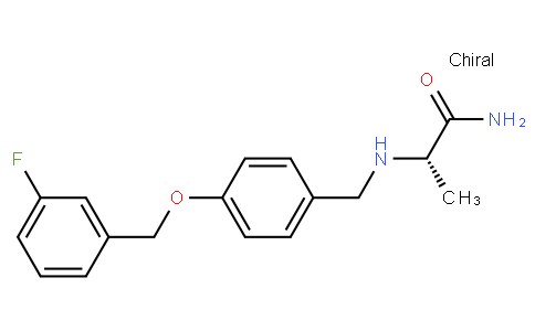 (2S)-2-[[4-[(3-fluorophenyl)methoxy]phenyl]methylamino]propanamide