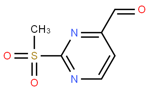 2-methylsulfonylpyrimidine-4-carbaldehyde