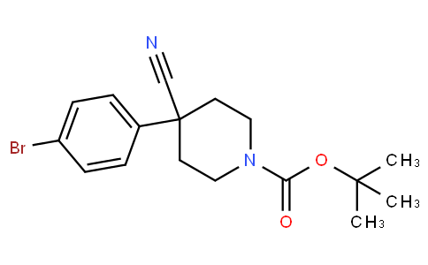 4-(4-溴苯基)-4-氰基哌啶-1-羧酸叔丁酯