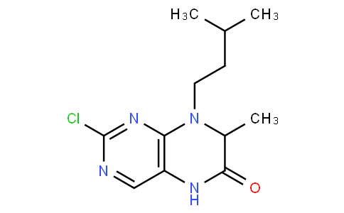 2-chloro-7-methyl-8-(3-methylbutyl)-5,7-dihydropteridin-6-one