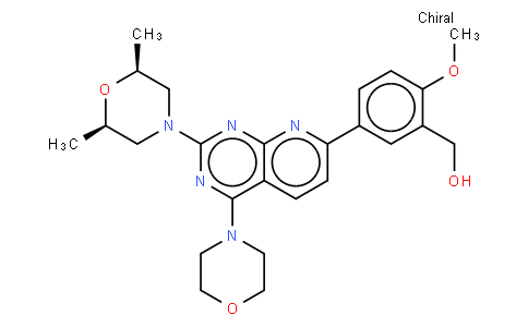 5-[2-[(2R,6S)-2,6-二甲基-4-嗎啉基]-4-(4-嗎啉基)吡啶并[2,3-d]嘧啶-7-基]-2-甲氧基苯甲醇