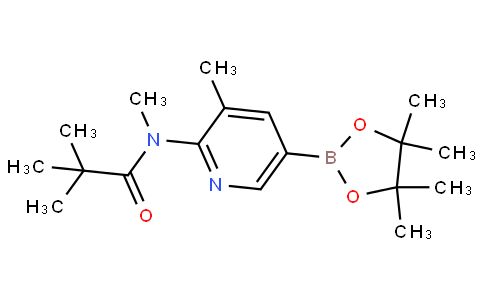 5-甲基-6-(甲基-特戊酰氨基)吡啶-3-硼酸頻那醇酯