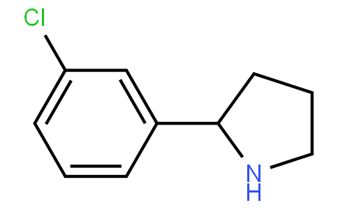 2-(3-chlorophenyl)pyrrolidine