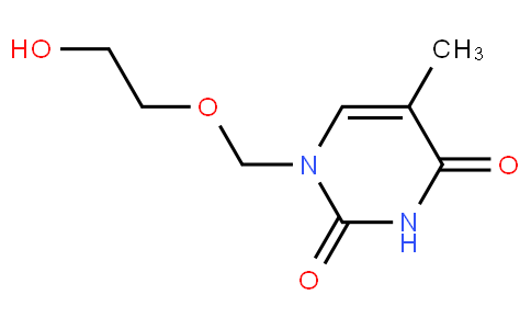 1-(2-hydroxyethoxymethyl)-5-methylpyrimidine-2,4-dione