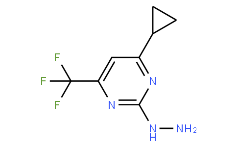 2-肼基-4-環(huán)丙基6-三氟甲基-嘧啶